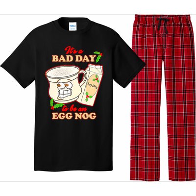 Funny Its A Bad Day To Be An Egg Nog Funny Christma Pajama Set