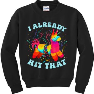 Funny I Already Hit That Kids Sweatshirt