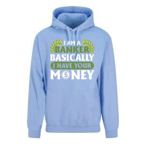 Funny I Am A Banker Gift Basically I Have Your Money Banking Great Gift Unisex Surf Hoodie