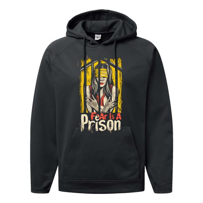 Fear Is A Prison Performance Fleece Hoodie