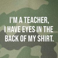 Funny Im A Teacher I Have Eyes In The Back Of My Shirt Front And Back Legacy Tie Dye Trucker Hat