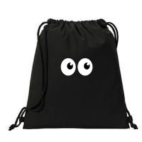 Funny Im A Teacher I Have Eyes In The Back Of My Shirt Front And Back Drawstring Bag