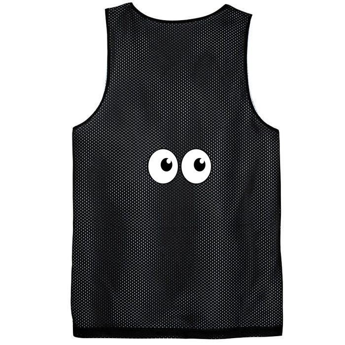 Funny Im A Teacher I Have Eyes In The Back Of My Shirt Front And Back Mesh Reversible Basketball Jersey Tank