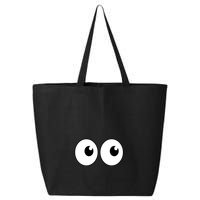 Funny Im A Teacher I Have Eyes In The Back Of My Shirt Front And Back 25L Jumbo Tote