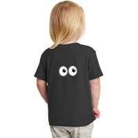 Funny Im A Teacher I Have Eyes In The Back Of My Shirt Front And Back Toddler T-Shirt