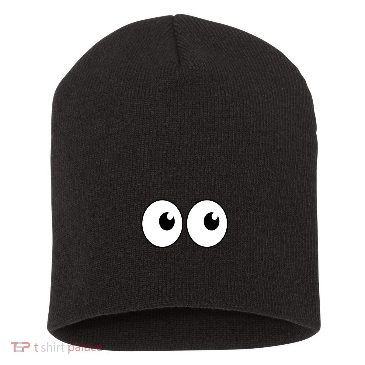 Funny Im A Teacher I Have Eyes In The Back Of My Shirt Front And Back Short Acrylic Beanie