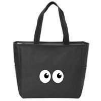 Funny Im A Teacher I Have Eyes In The Back Of My Shirt Front And Back Zip Tote Bag