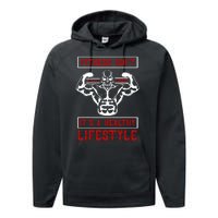 Fitness Isn't A Seasonal Hobby It's A Healthy Lifestyle Performance Fleece Hoodie