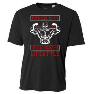 Fitness Isn't A Seasonal Hobby It's A Healthy Lifestyle Cooling Performance Crew T-Shirt