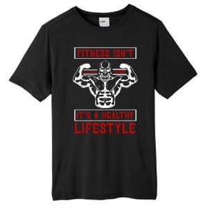 Fitness Isn't A Seasonal Hobby It's A Healthy Lifestyle Tall Fusion ChromaSoft Performance T-Shirt