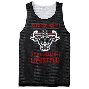 Fitness Isn't A Seasonal Hobby It's A Healthy Lifestyle Mesh Reversible Basketball Jersey Tank