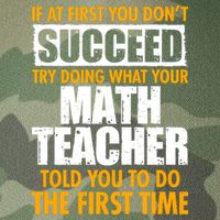 Funny If At First You Don't Succeed Math Teacher Legacy Tie Dye Trucker Hat