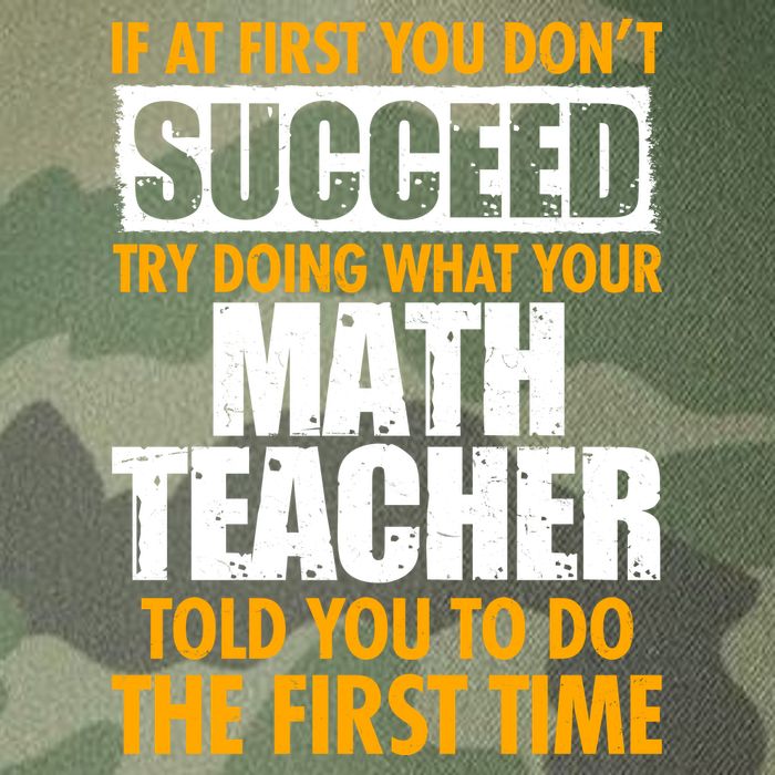 Funny If At First You Don't Succeed Math Teacher Legacy Tie Dye Trucker Hat