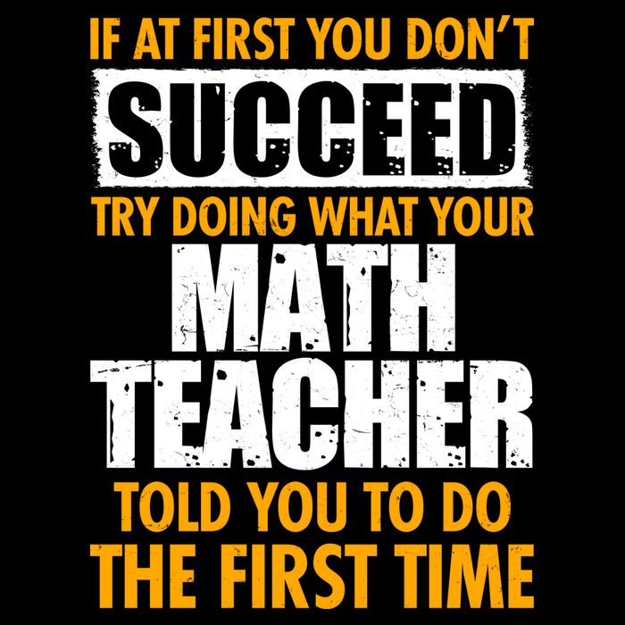 Funny If At First You Don't Succeed Math Teacher Wool Snapback Cap
