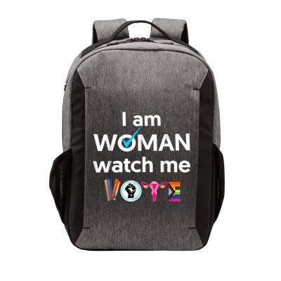 Funny I Am Woman Watch Me Vote Vector Backpack