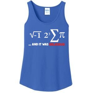 Funny I Ate Some Pie And It Was Delicious Gift Cool Pi Day Cute Gift Ladies Essential Tank