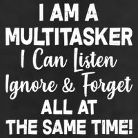 Funny I'm A Multitasker Microfiber Hand Towel