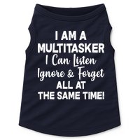 Funny I'm A Multitasker Doggie Tank