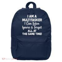 Funny I'm A Multitasker 16 in Basic Backpack