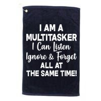 Funny I'm A Multitasker Golf Towel