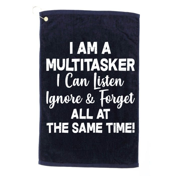 Funny I'm A Multitasker Golf Towel