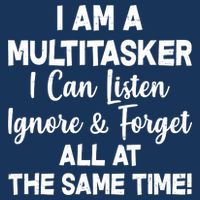 Funny I'm A Multitasker Golf Towel