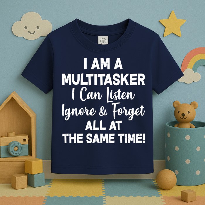 Funny I'm A Multitasker Toddler T-Shirt