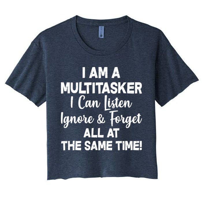 Funny I'm A Multitasker Crop Top