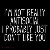 Funny Introvert Antisocial Tall Sweatshirt