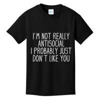 Funny Introvert Antisocial Kids T-Shirt