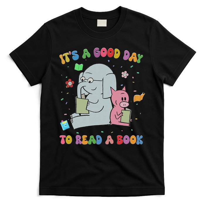 Funny It's A Good Day To Read A Book Animal Reading Reader T-Shirt