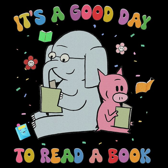 Funny It's A Good Day To Read A Book Animal Reading Reader T-Shirt