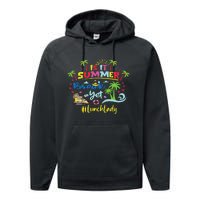 Funny I Am Earning A Summer Break Teacher Performance Fleece Hoodie