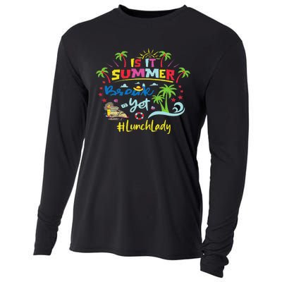 Funny I Am Earning A Summer Break Teacher Cooling Performance Long Sleeve Crew