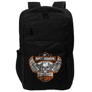 Funny IM A Biker Grandpa Like A Normal Grandpa But Cooler Impact Tech Backpack