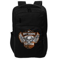 Funny IM A Biker Grandpa Like A Normal Grandpa But Cooler Impact Tech Backpack