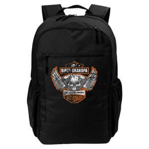 Funny IM A Biker Grandpa Like A Normal Grandpa But Cooler Daily Commute Backpack