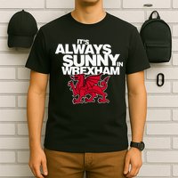 Funny ItS Always Sunny In Wrexham Wales Dragon T-Shirt