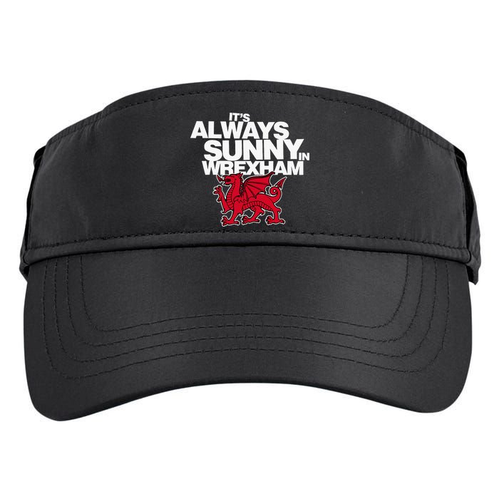 Funny ItS Always Sunny In Wrexham Wales Dragon Adult Drive Performance Visor