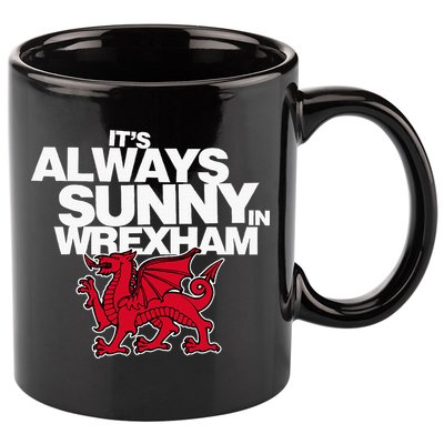 Funny ItS Always Sunny In Wrexham Wales Dragon 11oz C Handle Ceramic Mug