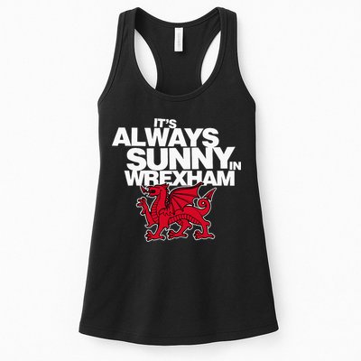 Funny ItS Always Sunny In Wrexham Wales Dragon Womens Tank Top