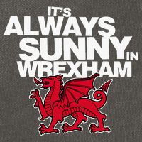 Funny ItS Always Sunny In Wrexham Wales Dragon Cotton Canvas Backpack