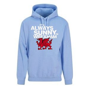 Funny ItS Always Sunny In Wrexham Wales Dragon Unisex Surf Hoodie