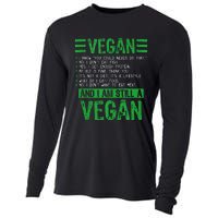 Funny I Am Still A Vegan Vegetarian Healthy Love Haters Cooling Performance Long Sleeve Crew