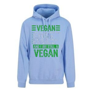 Funny I Am Still A Vegan Vegetarian Healthy Love Haters Unisex Surf Hoodie