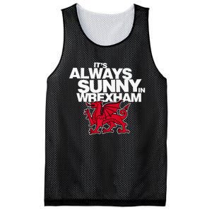 Funny It's Always Sunny in Wrexham Wales Dragon  Mesh Reversible Basketball Jersey Tank