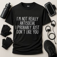 Funny Introvert Antisocial Performance Shirt