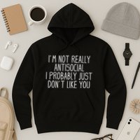 Funny Introvert Antisocial Hoodie