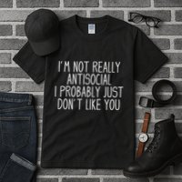 Funny Introvert Antisocial Tall T-Shirt
