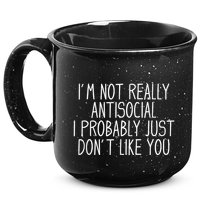 Funny Introvert Antisocial 15oz Campfire Ceramic Mug